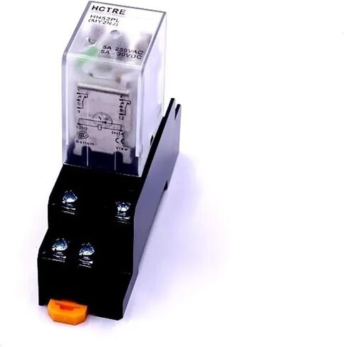 5pcs MY2P HH52P MY2NJ 12V 24V DC / 110V 220V AC Coil General Purpose DPDT Micro mini Relay with Socket Base(AC 110) in Saudi Arabia