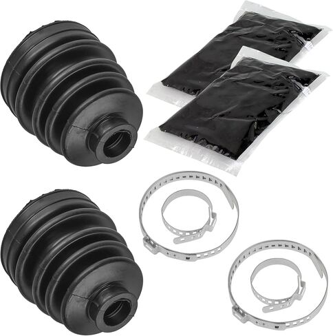 Caltric Rear Axle Inner Outer Cv Boot Kit Compatible with Polaris Ranger 500 4X4 Efi 2011 2012 2013 in Saudi Arabia