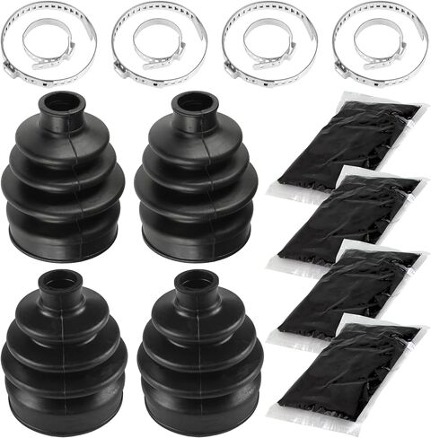 Caltric 2 Front Axle Outer and Inner CV Boot Kit Compatible with Can-am Outlander 1000 4 X 4 mr 2013 2014 2015 in Saudi Arabia