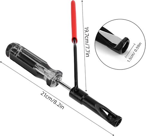 POCREATION Jam Nut Valve Adjustment Tool, 10mm Chrome Vanadium Steel with 7 1/2 Inch Side Handle Replacement for VTEC in Saudi Arabia
