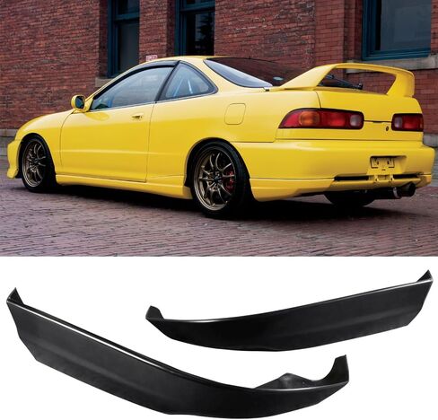 Rear Bumper Lip Compatible with 1998-2001 Acura Integra Hatchback, Usdm Style PU Black Rear Lip Spoiler Splitter by IKON MOTORSPORTS, 1999 2000 in Saudi Arabia