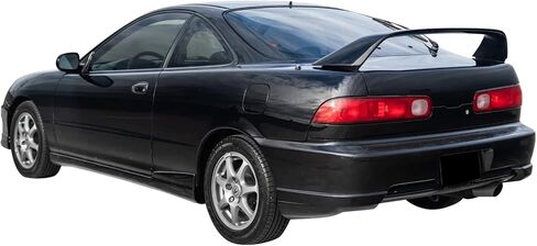 Rear Bumper Lip Compatible with 1998-2001 Acura Integra Hatchback, Usdm Style PU Black Rear Lip Spoiler Splitter by IKON MOTORSPORTS, 1999 2000 in Saudi Arabia