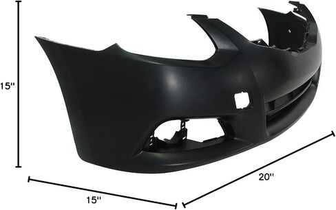 FitParts متوافق مع غطاء المصد الأمامي 2010-2013 Nissan Altima S Base SR Coupe 10-13. معدة جديدة بدون فتحات استشعار، مع فتحات مصابيح الضباب. NI1000275 62022ZX10H in Saudi Arabia