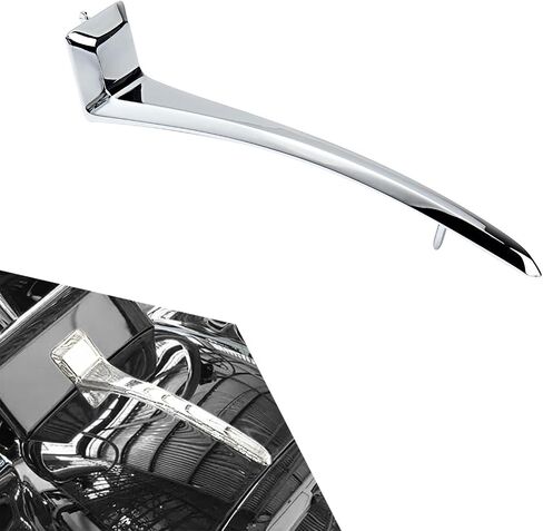 Astra Depot Motorcycle Chrome Headlight Housing Top Cowl Nacelle Trim Spear Compatible for Harley Road King FLHR 1988-2013 | Zinc Alloy Accent Strip | Dustproof & Rust-Resistant in Saudi Arabia