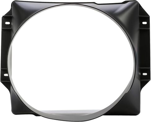 HECASA Fan Shroud Compatible with 1987-1995 Jeep Wrangler YJs w/ 2.5 Engine Radiator Cooling Fan Shroud Black PP Plastic in Saudi Arabia
