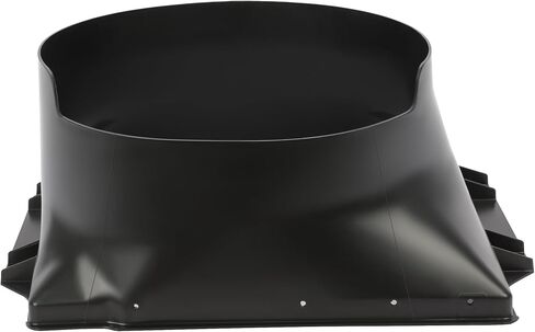 HECASA Fan Shroud Compatible with 1987-1995 Jeep Wrangler YJs w/ 2.5 Engine Radiator Cooling Fan Shroud Black PP Plastic in Saudi Arabia