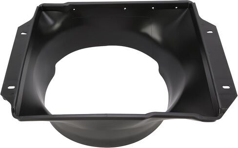 HECASA Fan Shroud Compatible with 1987-1995 Jeep Wrangler YJs w/ 2.5 Engine Radiator Cooling Fan Shroud Black PP Plastic in Saudi Arabia