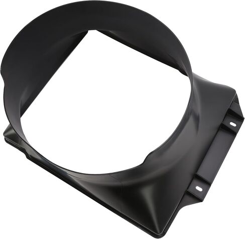 HECASA Fan Shroud Compatible with 1987-1995 Jeep Wrangler YJs w/ 2.5 Engine Radiator Cooling Fan Shroud Black PP Plastic in Saudi Arabia