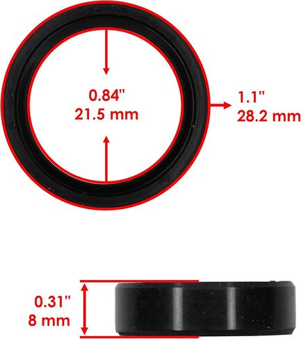 Caltric Rear Swing Arm Oil Seal Compatible with Yamaha YZ125 1983-2005 / YZ250 1983-2005 / YZF R7 YZFR7 2022-2023 / YZ250WR 1989-1990 in Saudi Arabia