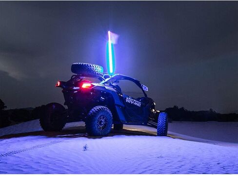 سوط مضاء بإضاءة LED من تاسك 4' in Saudi Arabia