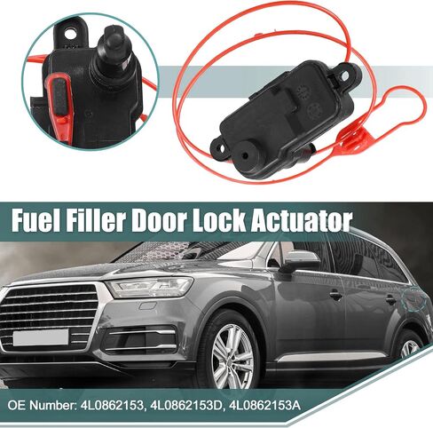 المحرك رفرف الوقود 4L0862153D لأودي Q7 Q3 A7 A6 S7 S6 RS7 RS5 2.0L 3.0L 4.0L غطاء باب رفرف الوقود الإصدار قفل المحرك حشو الوقود فتحت الباب المحرك 2 دبوس in Kuwait