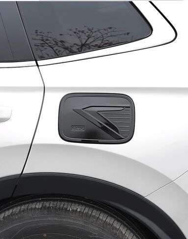 لهوندا CRV CR-V 2023 2024 2025 2026 غطاء خزان الوقود غطاء الزيت غطاء الغاز إطار الكسوة - ABS ألياف الكربون الرياضة ترقية الديكورات الداخلية (1 قطعة) in Saudi Arabia