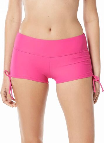 BEACH HOUSE Side Tie Bikini Swimsuit Shorts - Modest High Waisted Swim Bottom in Saudi Arabia