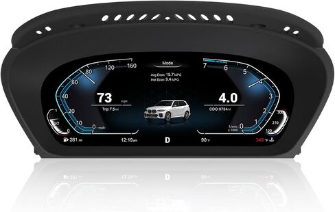 Digital Instrument Cluster Display for BMW 5 6 7 Series(GT,F07,F10,F11,F18,F06,F12,F13,F01,F02,F03)Speedometer Upgrade,12.3"HD screen1920*720,2S Fast Boot,Plug&Play,Non-Destructive Install,OTA Upgrade in Saudi Arabia