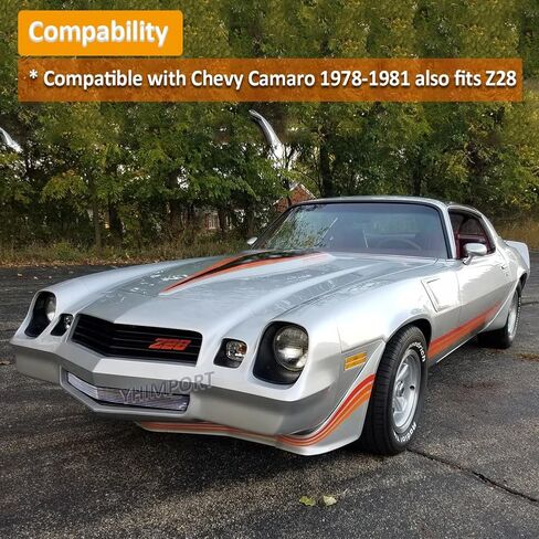 Fits Chevy Camaro 1978-1981 also fit Z28 78 79 80 81 Front Main Upper Grille Insert Chrome Grill Replacement Polished Silver Surface Billet Grill (Main Upper) in Saudi Arabia