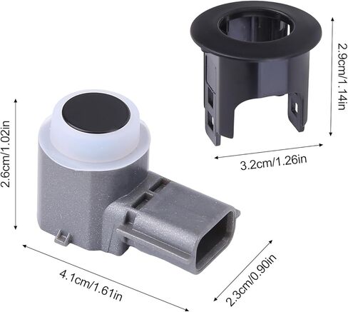 Parking Aid Sensor Bumper, 28438-5ZA3B 28533-3SH0A Parking Bumper Reverse Aid Sensor Compatible for Infiniti Q50 Q60 Q70 2.0L/3.0L 2014-2020 for Nissan Maxima Titan 2015-2018 in Kuwait