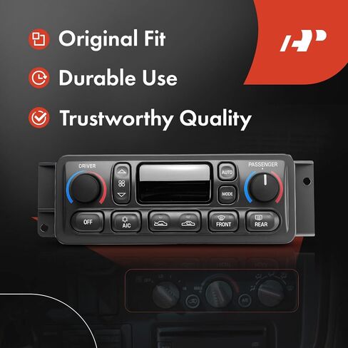 A-Premium Heater Climate Control Panel Module Compatible with Chevrolet Corvette 1997-2004 - with Rear Defrost in Saudi Arabia