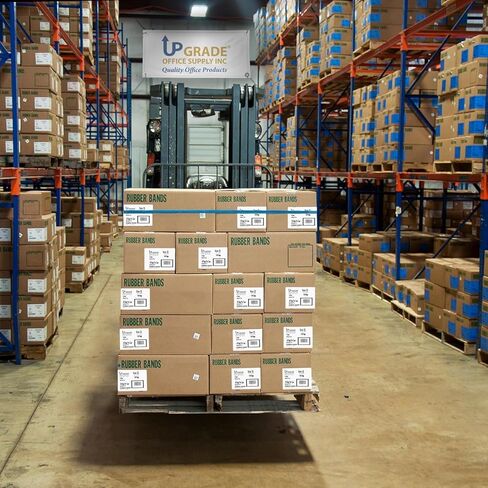 Upgrade Office Supply UPG22964 Rubber Bands, Size #64 (3-1/2 x 1/4), 80 Bands, 1/4 lb Box, USA in Kuwait