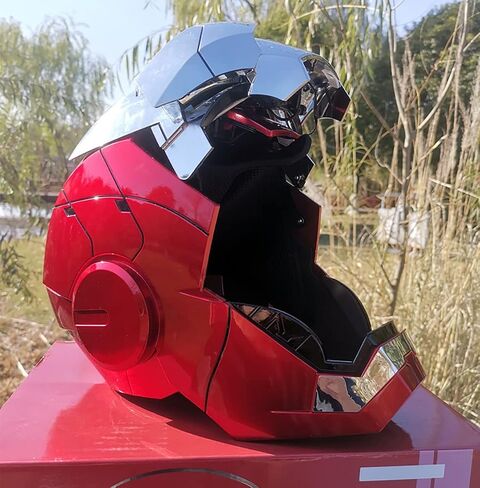 Helmet Man MK5 1:1 Cosplay Mask Electronic Open/Close Voice Control for Adult Superhero Movie Role-Playing Helmet Touch Sensor in Saudi Arabia