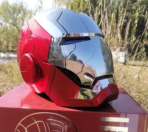 Helmet Man MK5 1:1 Cosplay Mask Electronic Open/Close Voice Control for Adult Superhero Movie Role-Playing Helmet Touch Sensor in Saudi Arabia