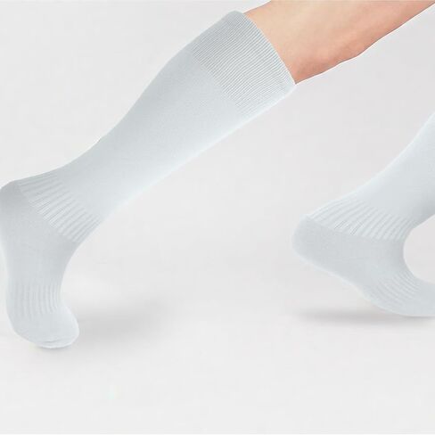3 Pairs Baseball Socks Softball Knee-High Athletic Socks Stretchy Compression Soccer Socks for Youth Men and Women in Kuwait