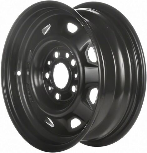 14 inch Steel Wheel Rim for 1983-1992 Ford Ranger (8-Slot Design) - Black Reman Factory Steel Wheel in Saudi Arabia