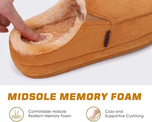 KuaiLu Womens Clog Slippers Cozy Warm Plush Lined With Arch Support Suede Faux Fur House ladies Bedroom Slippers Comfortable Memory Foam Slip-on Womans Home Shoes Indoor Outdoor Thick Hard Sole in Kuwait