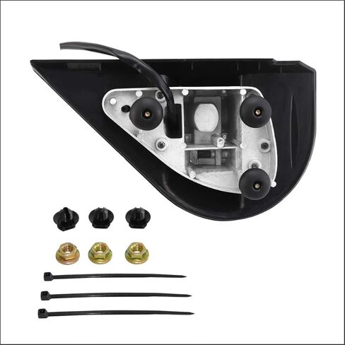 مرايا السحب متوافقة مع 2003-2006 Chevy Silverado GMC Sierra 1500 2500 HD 3500 (2007 للنماذج الكلاسيكية) ضوء إشارة مدخن أسود اللون قابل للطي يدويًا وزوج قابل للتمديد in Kuwait