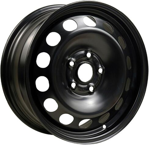 16 inch Steel Wheel Rim for 05-18 Volkswagen Golf/Jetta (14-Hole Design) - Black Reman Factory Steel Wheel in Saudi Arabia