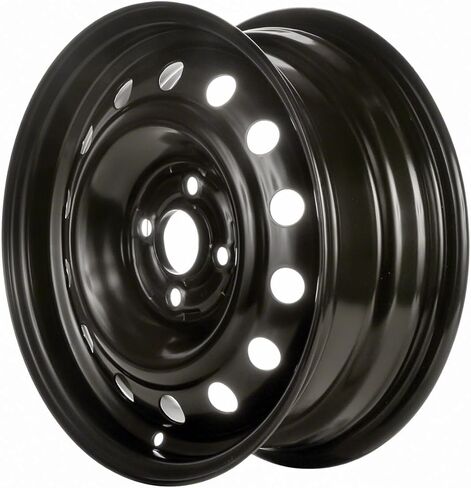 15 inch Steel Wheel Rim for 2001-2005 Honda Civic (14-Hole Design) - Black Reman Factory Steel Wheel in Saudi Arabia