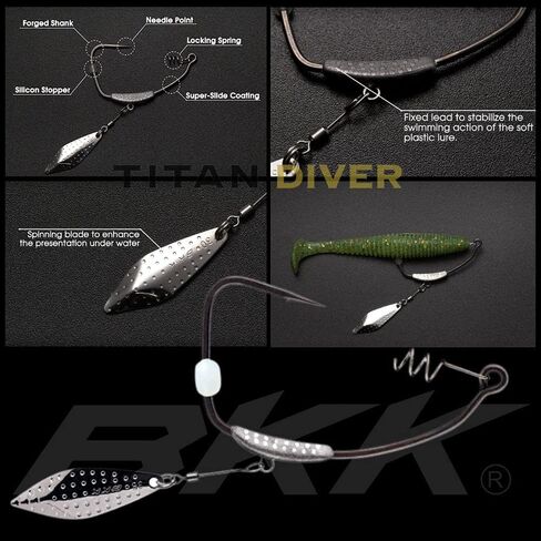 BKK TITANDIVER Soft Plastic Hook in Kuwait