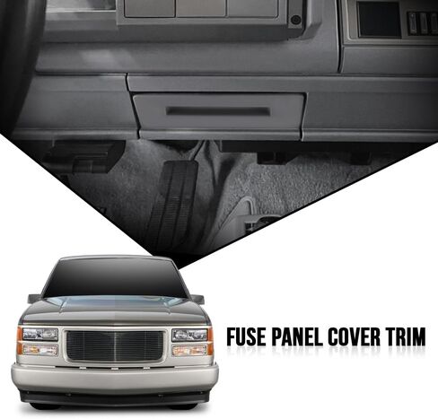 ALLGOOD Fuse Panel Cover Trim, Compatible with Chevy & GMC Truck 1988-1994 /Fits Chevy Blazer GMC Yukon Suburban 1992-1994,Gray in Saudi Arabia