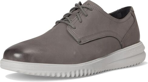 Cole Haan Men's Grand+ Plain Toe Oxford, Quiet Shade Nubuck/Microchip, 12 in Saudi Arabia