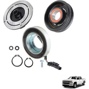 munirater A/C Compressor Clutch Kit Replacement for 2014-2018 Silverado 1500/Silverado 2500 15-40545 23505629 22986662 84317500