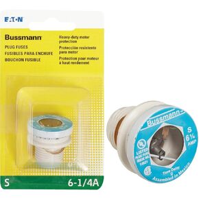 Cooper Bussman BP/S-6-1/4: Fustat Dual Element Plug