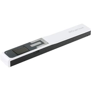 IRIScan Book Portable Scanner Wireless Battery - v5 : 12PPM 1200dpi Hand Scanner, Mini Scanner, PDF Editor, scan to Word, PDF, XLS, SD Card, Document Scanner, SD, scan Thru USB, Win Mac