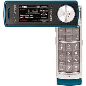 U470TMOCK Samsung Juke SCH-U470 نسخة طبق الأصل من الهاتف الدمي/هاتف اللعبة، أزرق مخضر