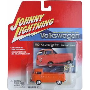Johnny Lightning 1965 Volkswagen Type 2 Pickup, Orange