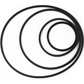 4pcs Square Drive Belt DVD CD LD Computer Optical Drive Belt Card Holder Drive Belt Thickness 1.5mm (Diameter 23/31/50/66mm) Compatible for Yamaha CDC Sony CDP