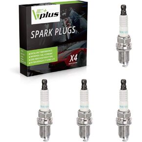 2667 BKR7EIX Iridium Spark Plug Compatible with Au-di & BMW & Chevrolet & Volkswagen 200 A3 A4 A5 A6 Q3 Q5 R8 S4 TT cruze limited sonic trax Beetle Golf GTI Jetta Passat CC Tiguan, Pack of 4