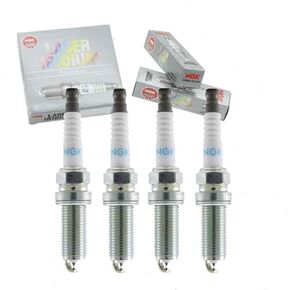 4 pc NGK Laser Iridium Spark Plugs compatible with Mazda CX-9 2.5L L4 2016-2020