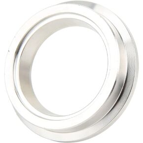 Inlet Flange For 44M,Vae Stems,44mm Wastegate Inlet Flange 304 Stainl Steel Weld V Band Flange Replacement for Tial MV R Inlet Side