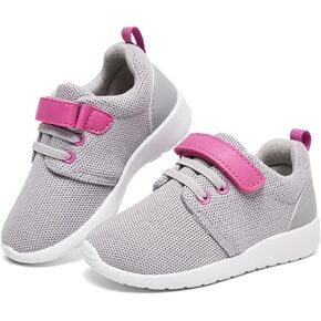 HIITAVE Toddler Tennis Shoes Girls Sneakers Walking Running Athletic Summer Shoes