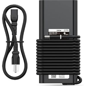 Dell 240W Laptop Charger fit for Dell Alienware Precision 7710 7730 7520 Dell Laptop Charger Power Supply Cord