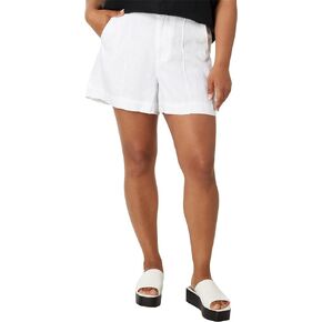 Madewell Women's Refined Linen Clean Tab Shorts