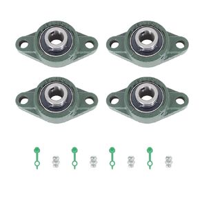UCF205-16 Pillow Block Bearing Self-Aligning 1 Inch Bore 4 Bolts Used for Various Machinery 2 Pieces