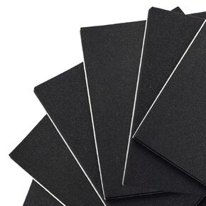 White Adhesive Foam Pads 6 in X 6 in X 1/8 in, Self Stick Foam Padding Non-Slip Insulating Squares Foam Shock Absorbing Pads