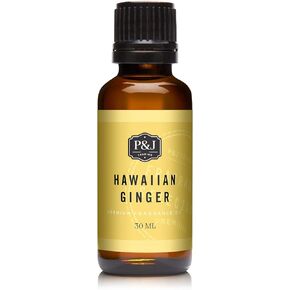 زيت عطري للتجارة P&J | زيت الزنجبيل هاواي 30 مل - روائح الشموع لصنع الشموع، الروائح المنعشة، لوازم صنع الصابون، روائح زيت الناشر