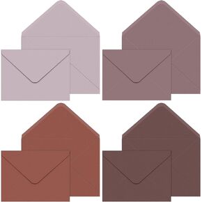 Zhanmai 100 Pcs 5x7 Envelopes Invitations Sage Green A7 Greeting Card Envelopes with Gummed Seal Gradient Colored Envelopes 5 x 7 Inch for Mailing Wedding Birthday Bridal Shower