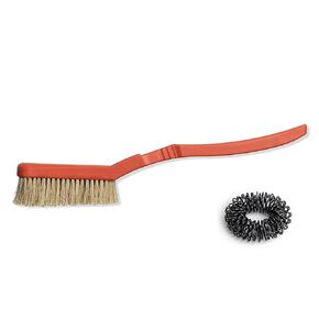 Rock Climbing & Bouldering Brush, Ergonomic, High Density Wild Boar's Thick Hair Bristles, 100% Recyclable, Strong Outdoor & Indoor FREE Spiky Ring
